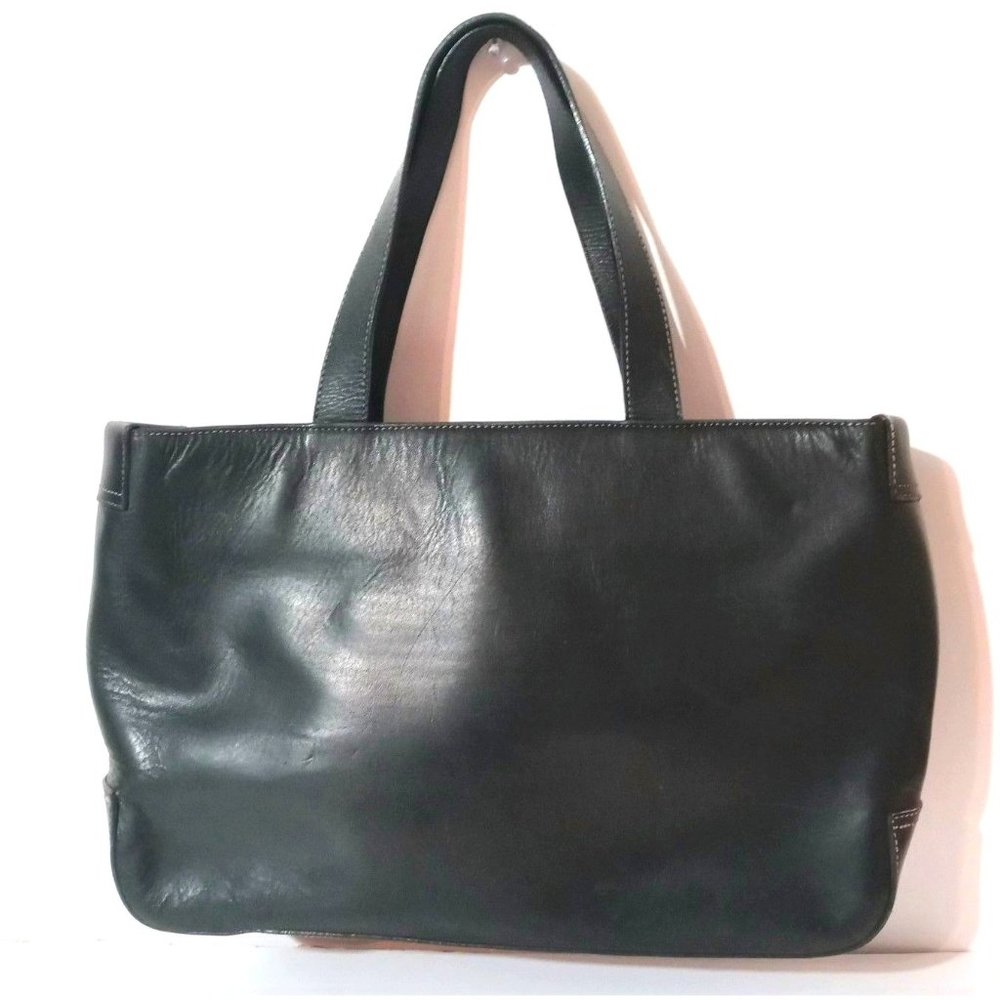 J. Crew Cowhide Black Classic Tote Handbag